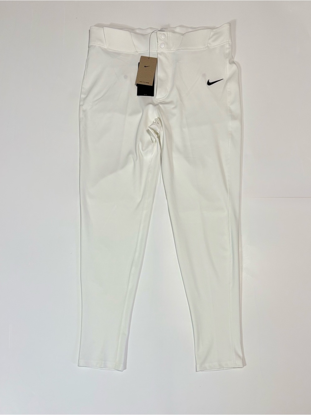 Nike Vapor Premier Dri-FIT ADV Men's white Baseball Pants FZ1377-100 size L NEW